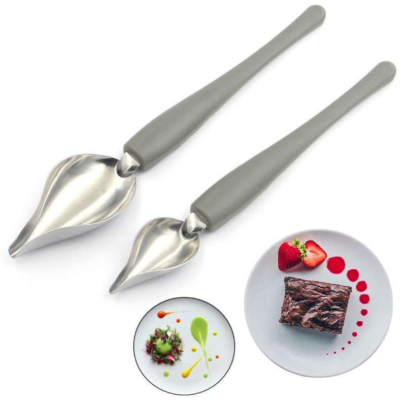 Kitchen Baking Drawing - 2Pcs Culinary Drawing Spoons Chef Pencil