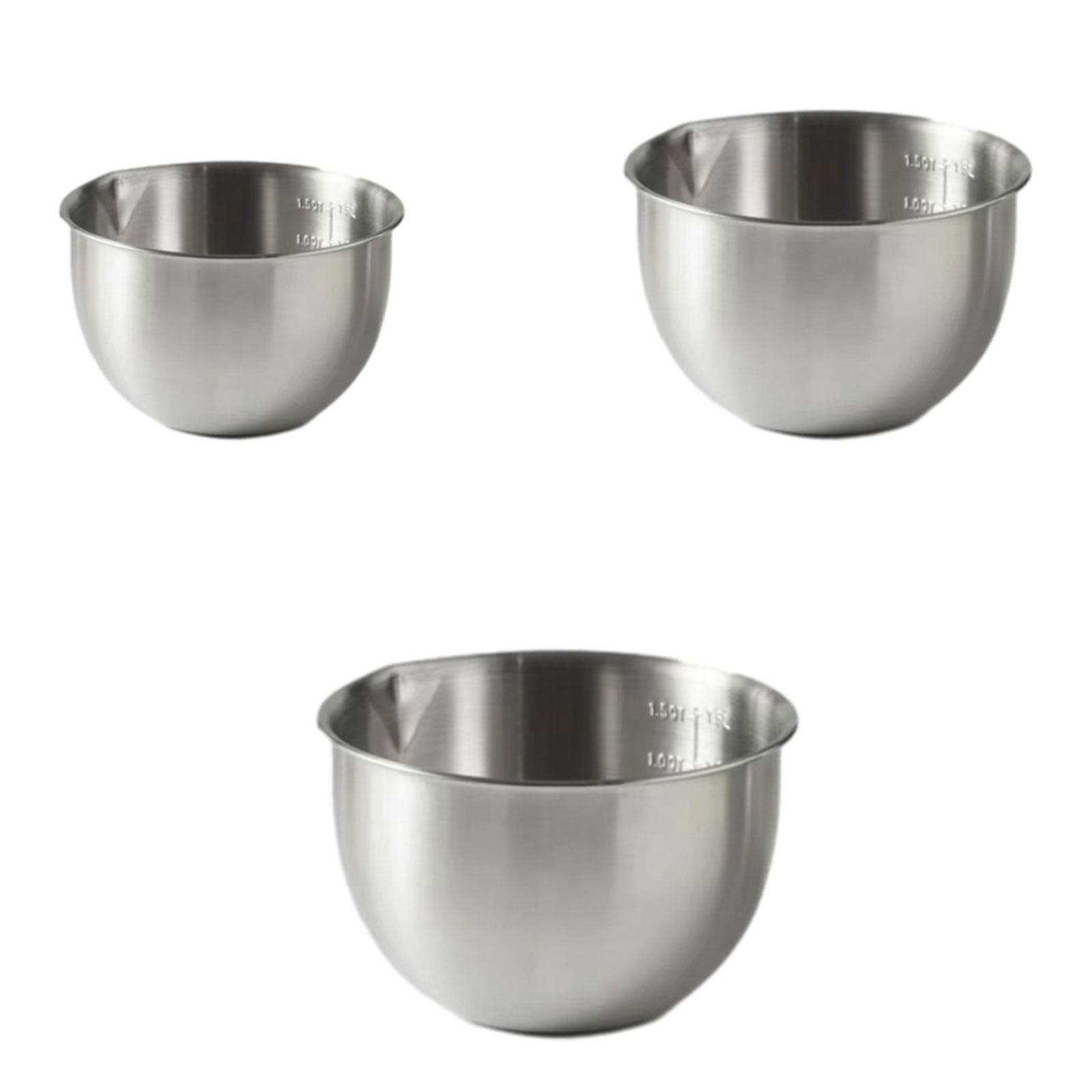 Kitchen Baking Bowls - Stainless Steel Deep Mixing Bowl Kitchen