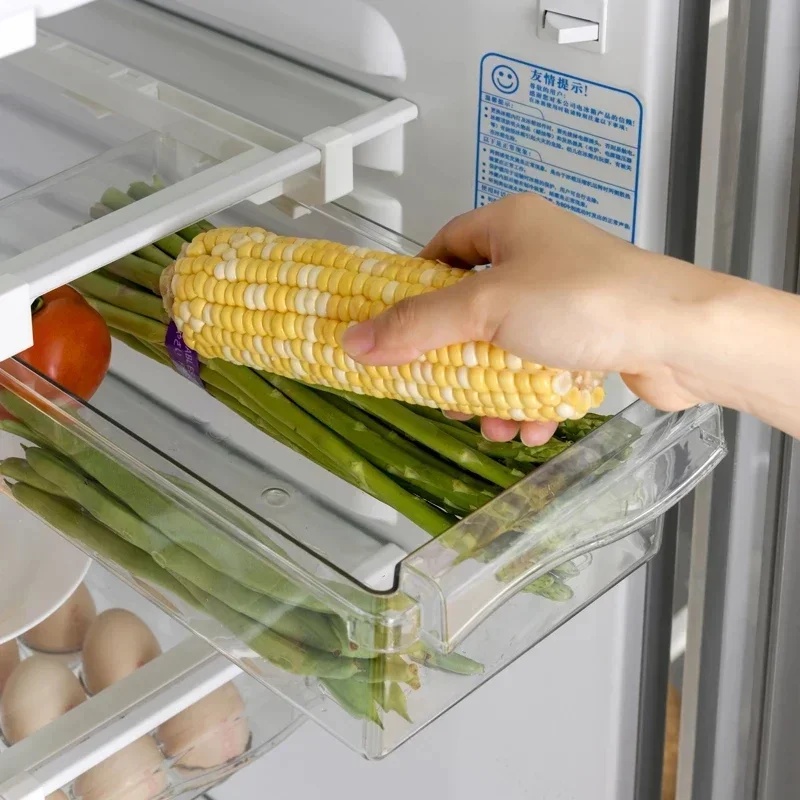 Hanging Pull Out Fridge Drawer - Kitchen Baking Tray Storage recension och pris