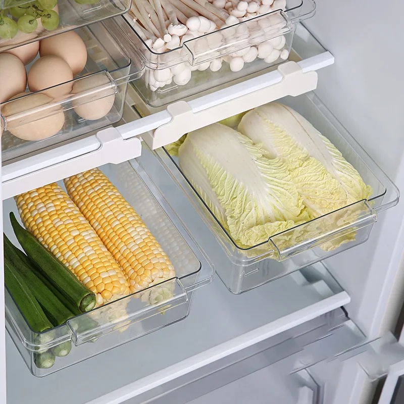 Hanging Pull Out Fridge Drawer - Kitchen Baking Tray Storage recension och pris