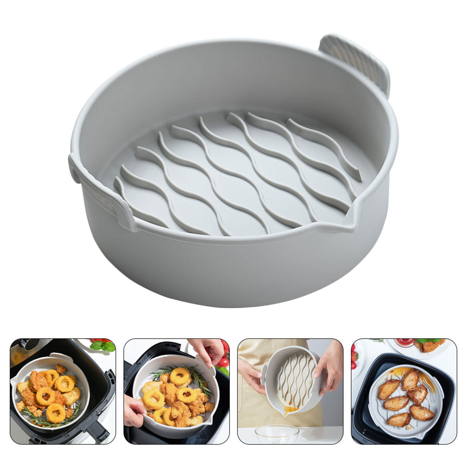 Household Air Fryer Silicone L - Kitchen Accessories For Baking recension och pris