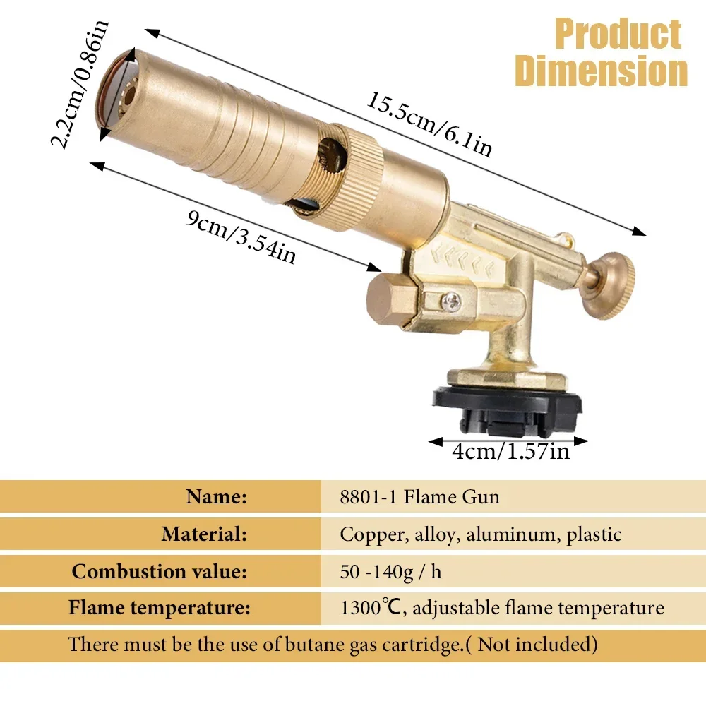 Welding Torch Gas Burner Flame - Kitchen Baking Torch recension och pris