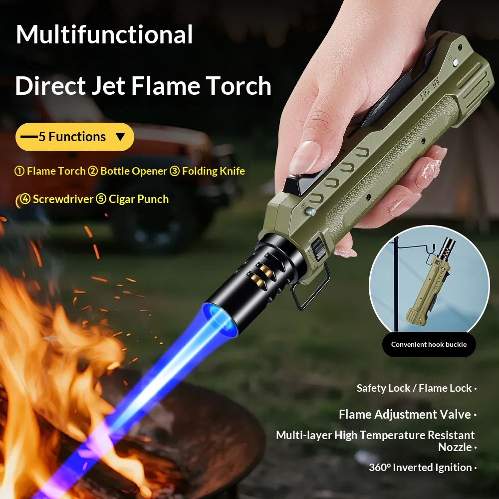 Powerful Metal Gas Lighter Win - Kitchen Baking Torch recension och pris