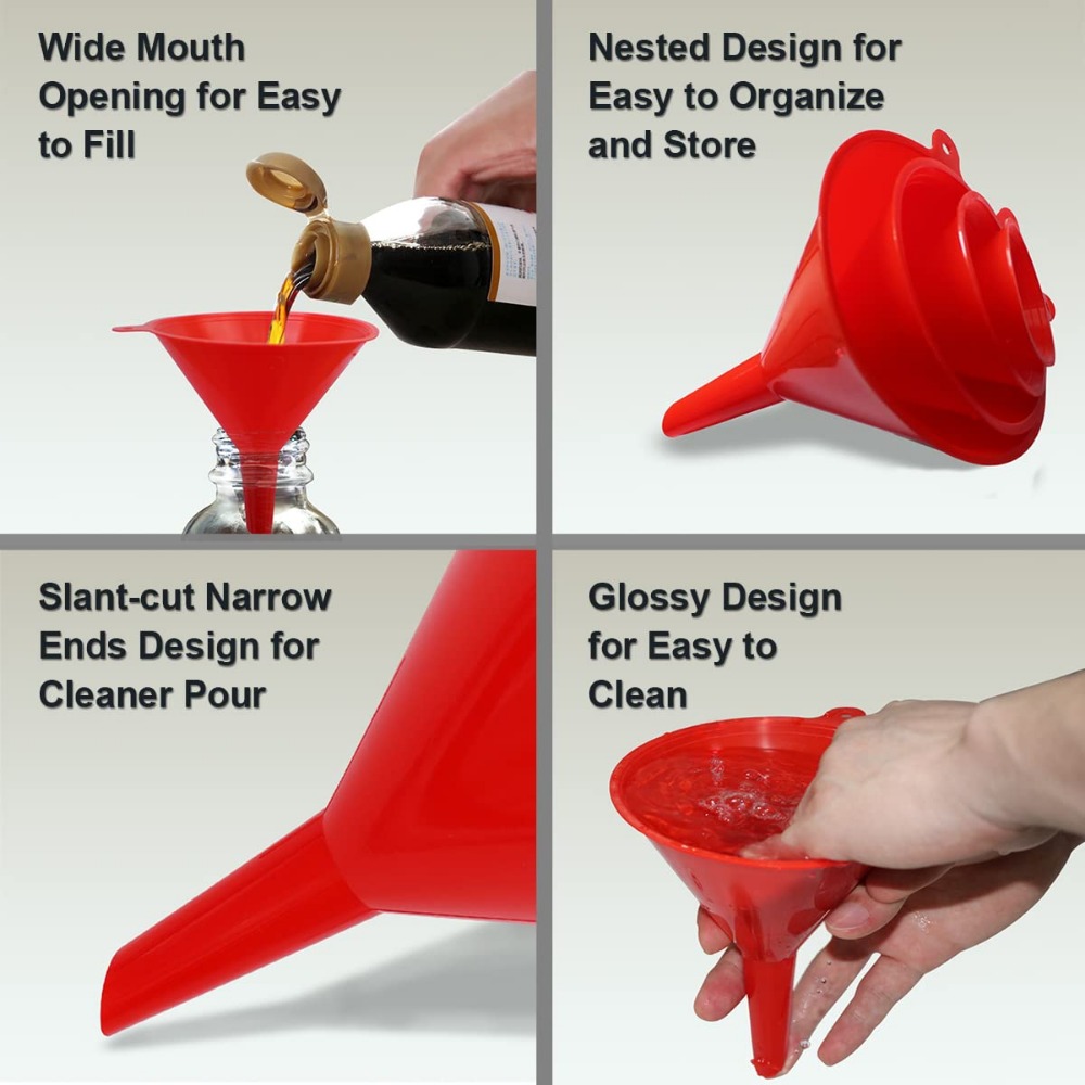 4-piece/set Kitchen Funnel Sui - Miniature Baking Kitchen recension och pris