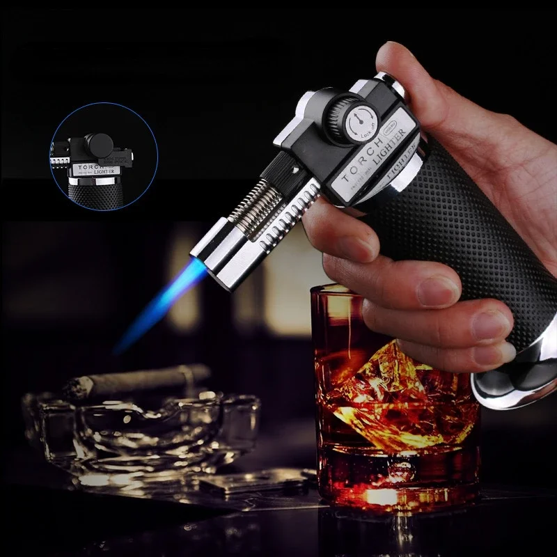 Gas Lighter Windproof BBQ Kitc - Kitchen Baking Torch recension och pris