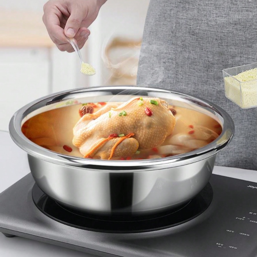 Stainless Steel Round Kitchen  - Kitchen Baking Bowls recension och pris