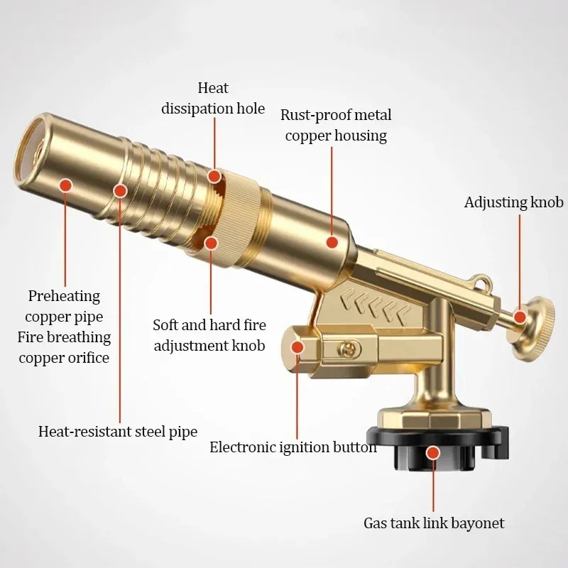 1PCS BBQ Welding Torch Gas Bur - Kitchen Baking Torch recension och pris