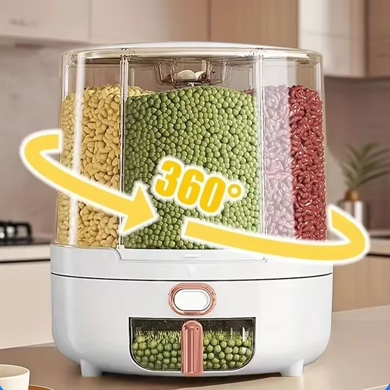 6-Compartment 360° Rotating Ai - Kitchen Job recension och pris
