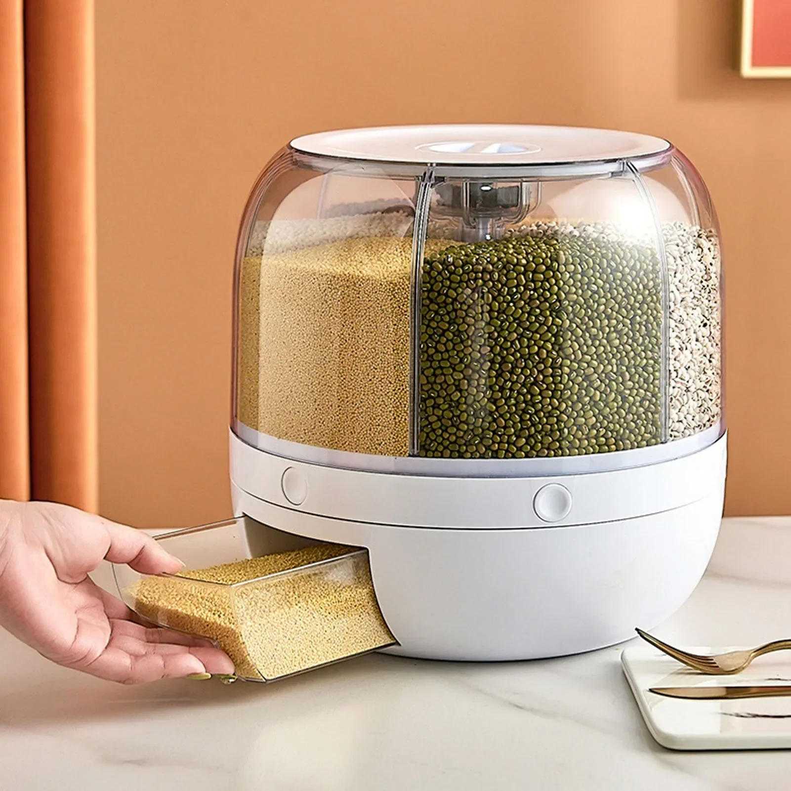 6-Compartment 360° Rotating Ai - Kitchen Job recension och pris