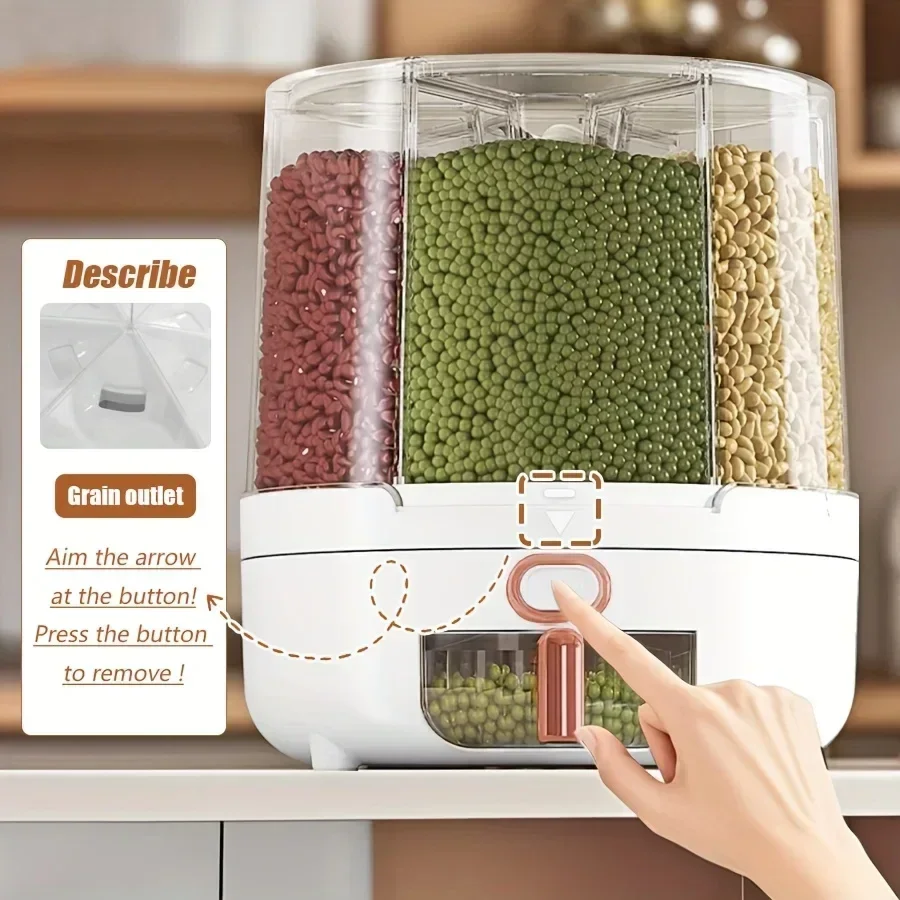 6-Compartment 360° Rotating Ai - Kitchen Job recension och pris