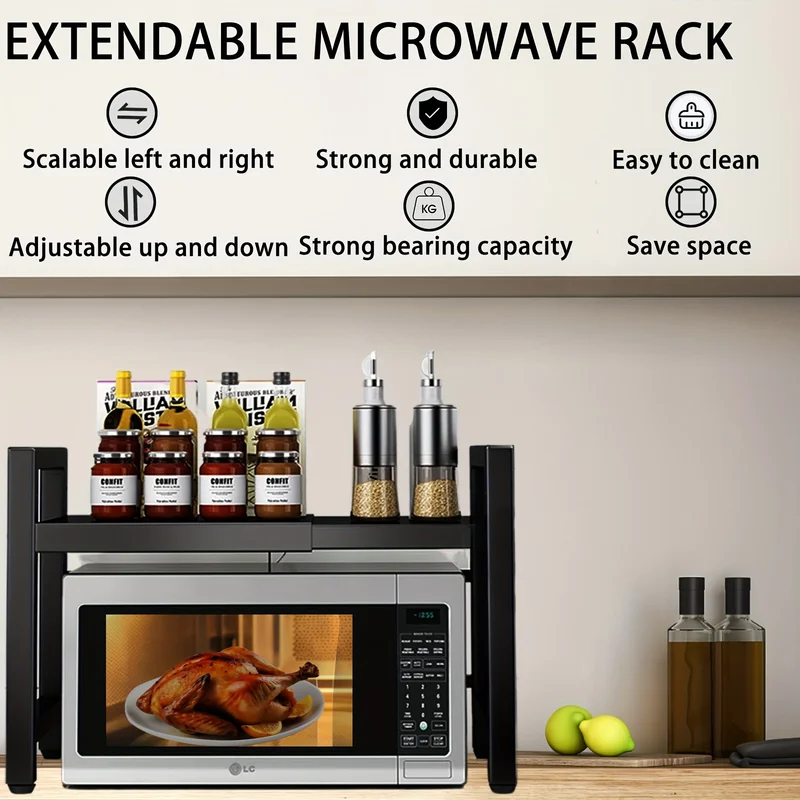 Expandable Microwave Shelf, Mi - Kitchen Baking Rack recension och pris