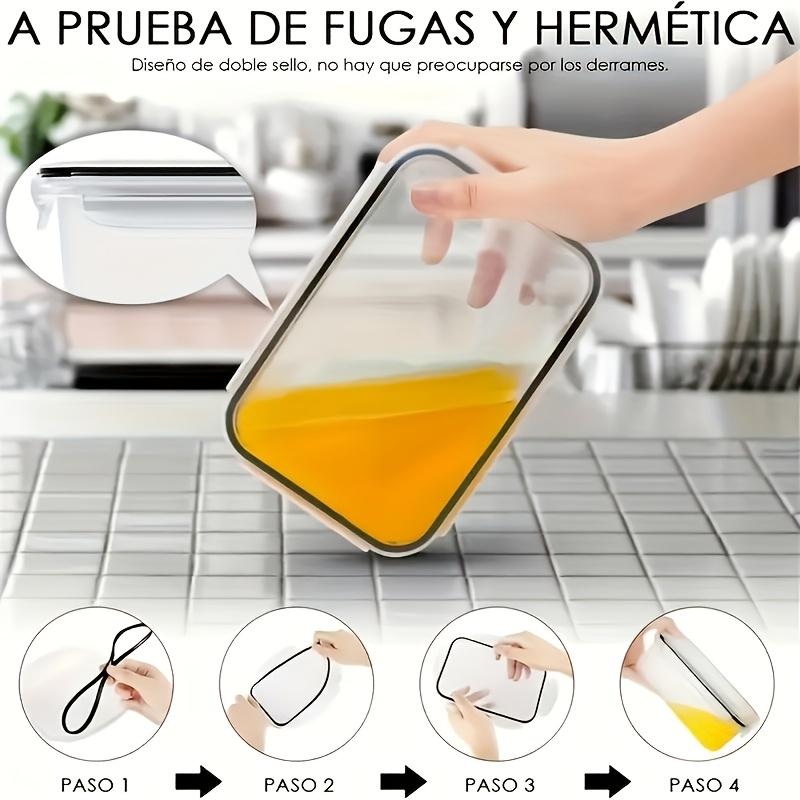 8Pcs Set Includes 4 Containers - Kitchen Baking Tray Storage recension och pris
