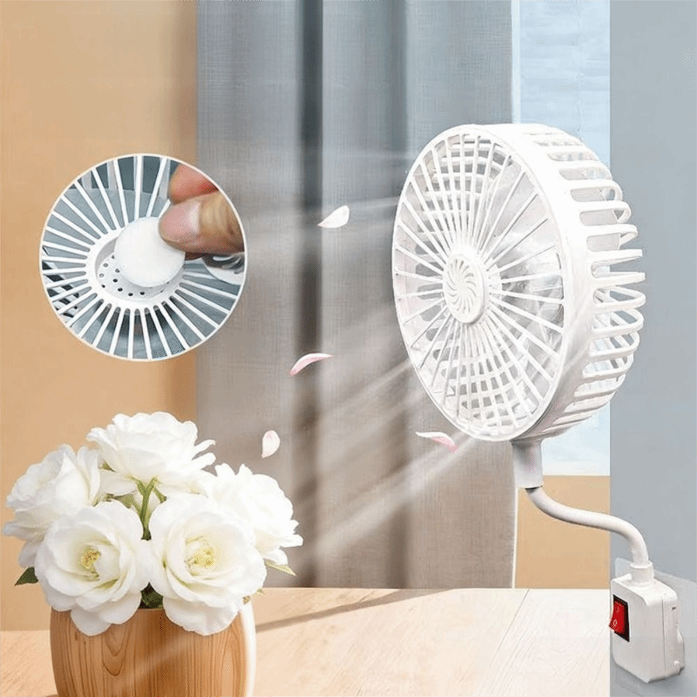 360 Rotatable Socket Fan with  - Kitchen Job recension och pris