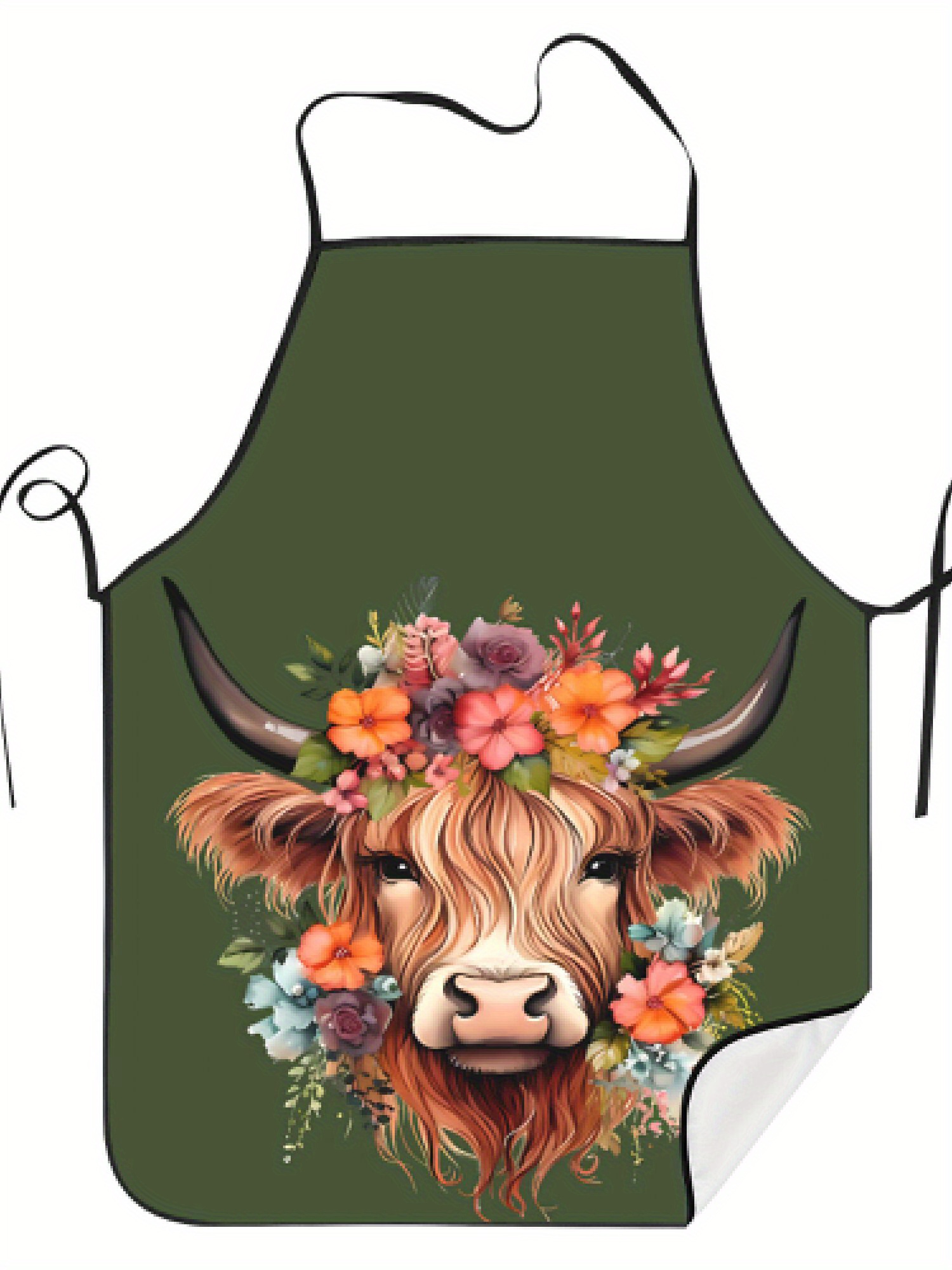1 Piece of Fun Highland Cow Fl - Kitchen Baking Area Ideas recension och pris