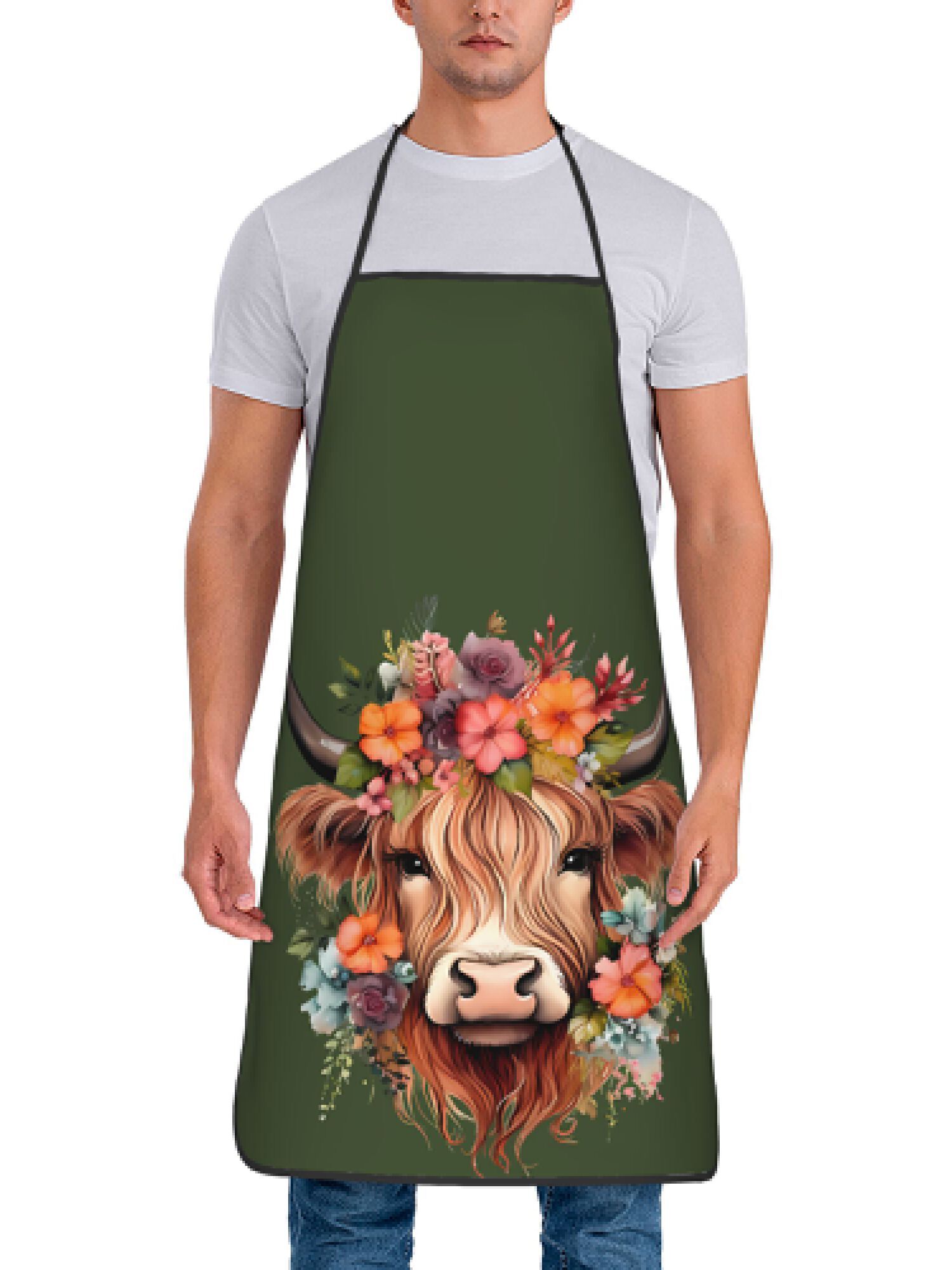 1 Piece of Fun Highland Cow Fl - Kitchen Baking Area Ideas recension och pris