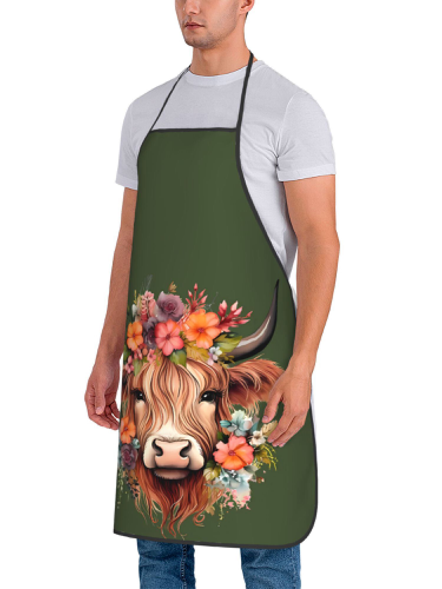 1 Piece of Fun Highland Cow Fl - Kitchen Baking Area Ideas recension och pris