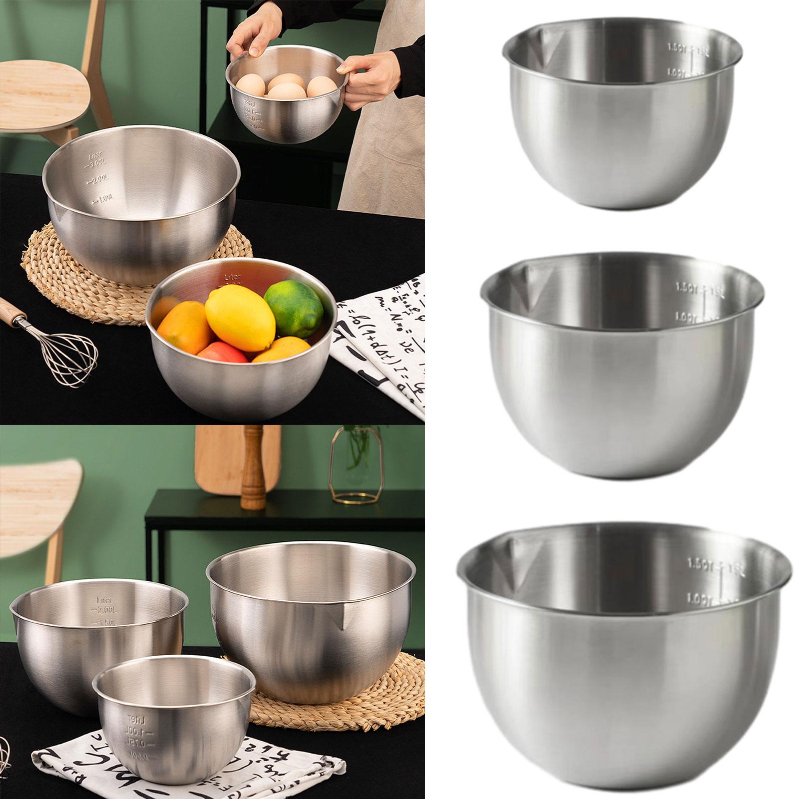Stainless Steel Deep Mixing Bo - Kitchen Baking Bowls recension och pris