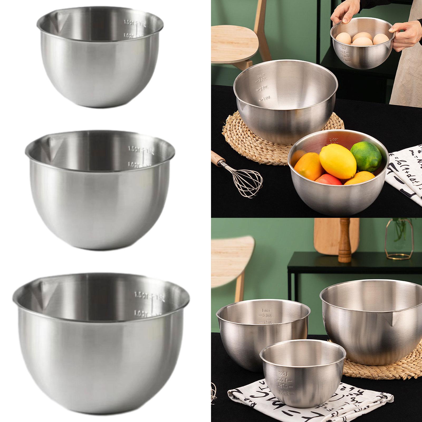 Stainless Steel Deep Mixing Bo - Kitchen Baking Bowls recension och pris