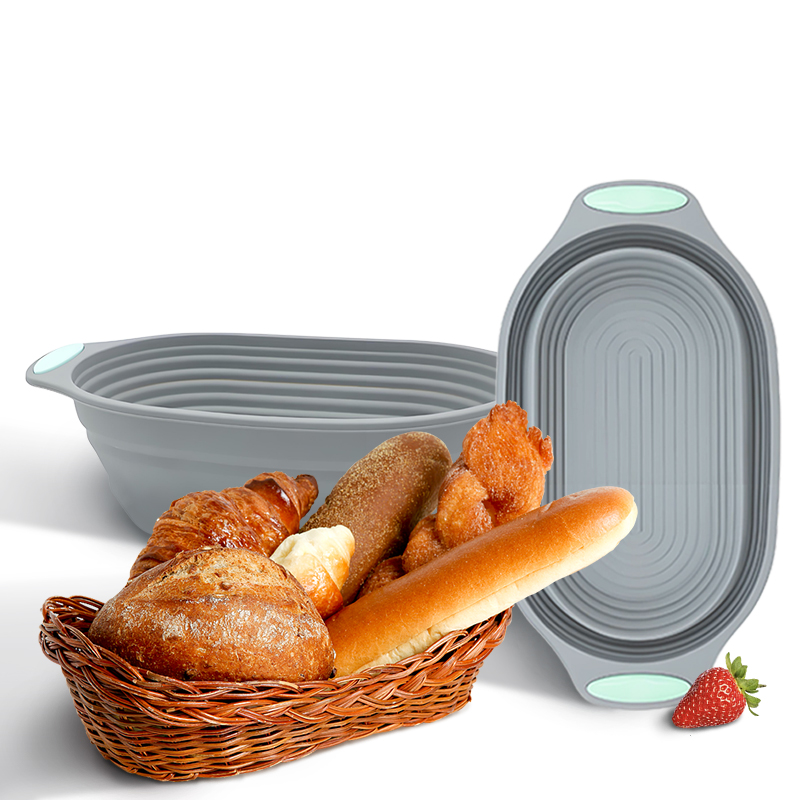 1PC Silicone Foldable Banneton - Kitchen Baking Bowls recension och pris