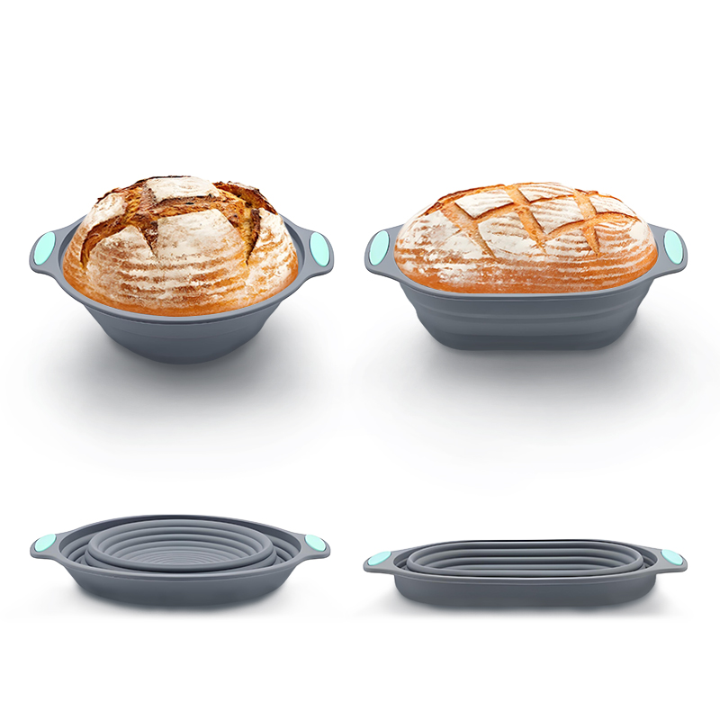 1PC Silicone Foldable Banneton - Kitchen Baking Bowls recension och pris