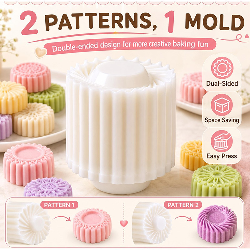 Double Head Pastry Mold Sunflo - Kitchen Baking Items recension och pris
