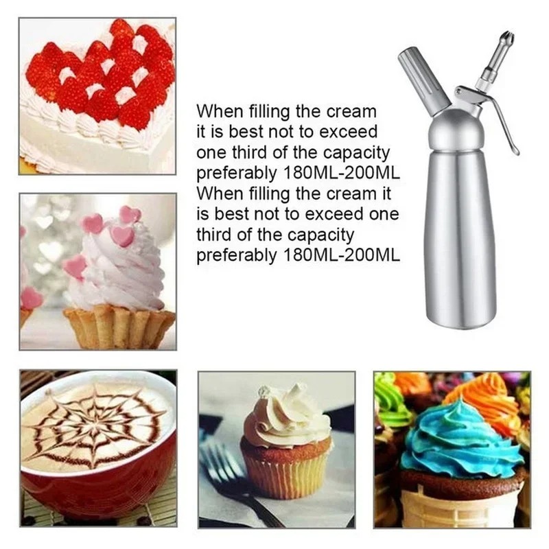 500/1000ml Cream Foam Gun Cake - Kitchen Baking Torch recension och pris