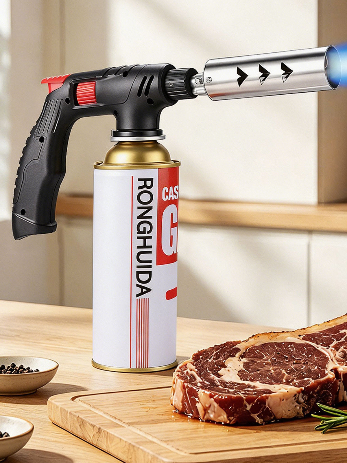 Extended Butane Torch Long Tub - Kitchen Baking Torch recension och pris