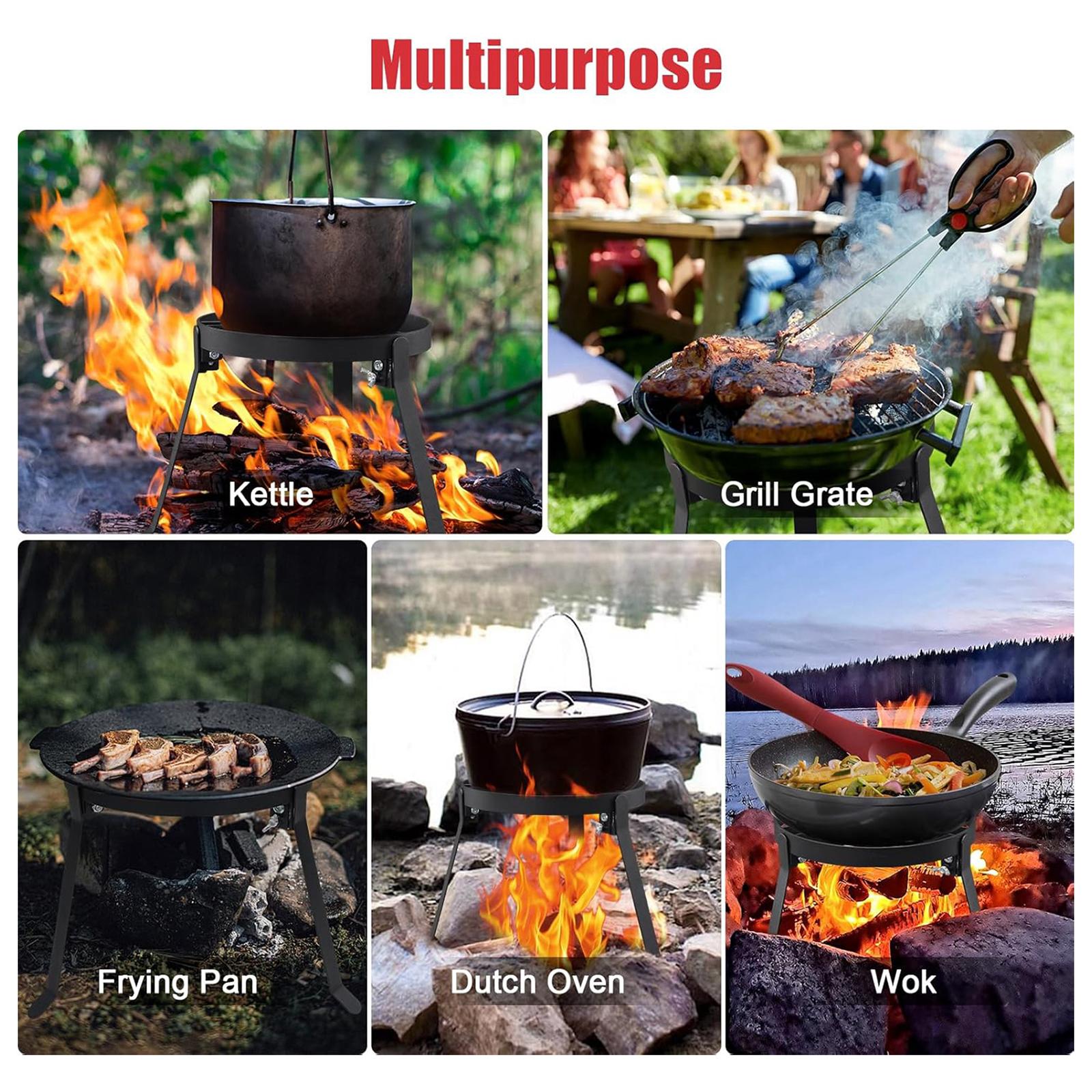 Foldable Cooking Campfire Trip - Kitchen Baking Rack recension och pris