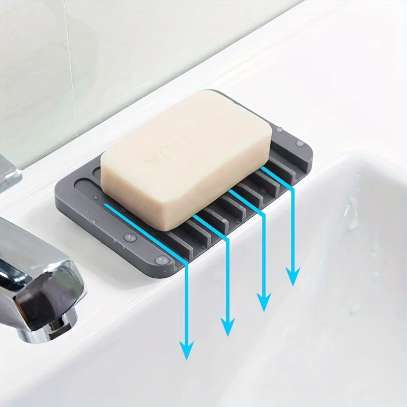 New 1PC Silicone Draining Soap - Kitchen Baking Tray Storage recension och pris