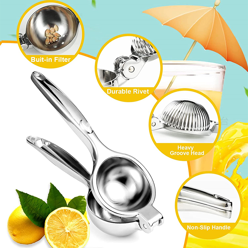 Manual Lemon Squeezer Zinc All - Kitchen Job recension och pris