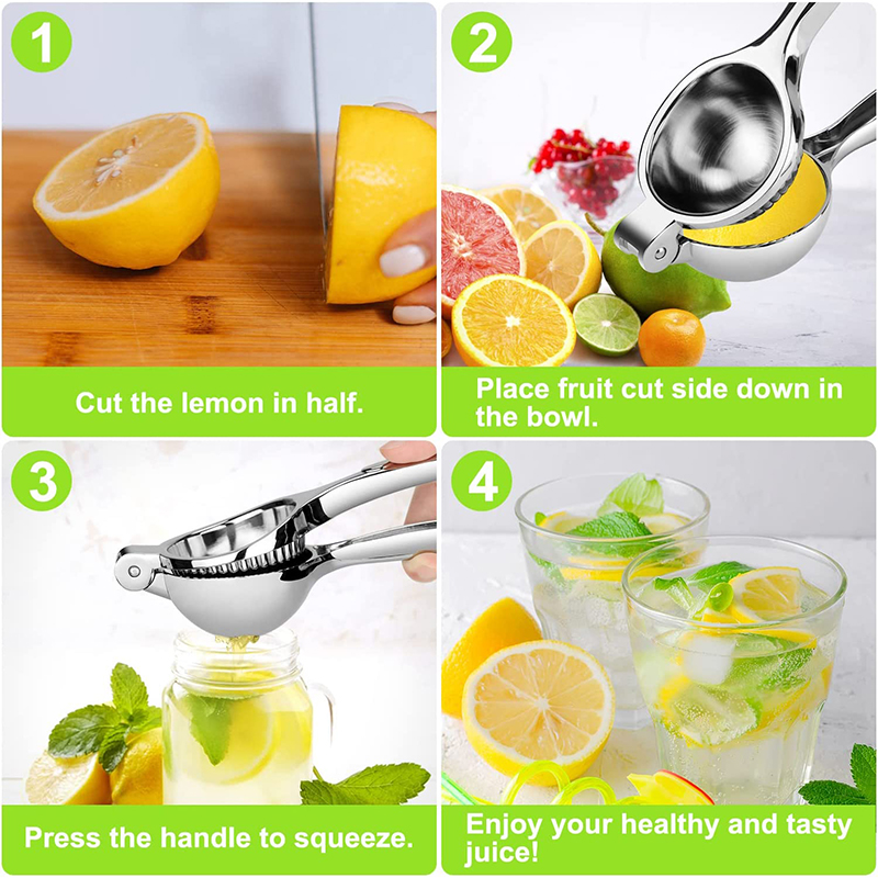 Manual Lemon Squeezer Zinc All - Kitchen Job recension och pris