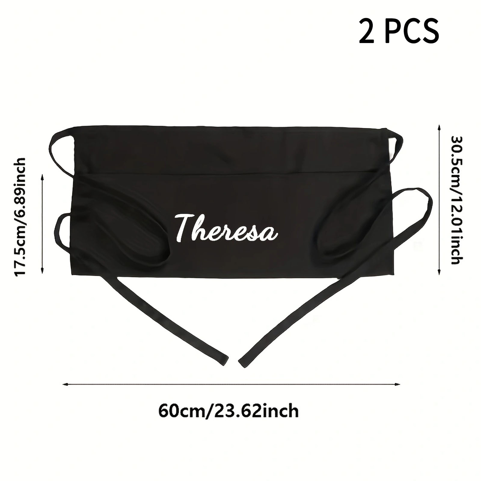 2-Pack Personalized Aprons, Cu - Kitchen Job recension och pris