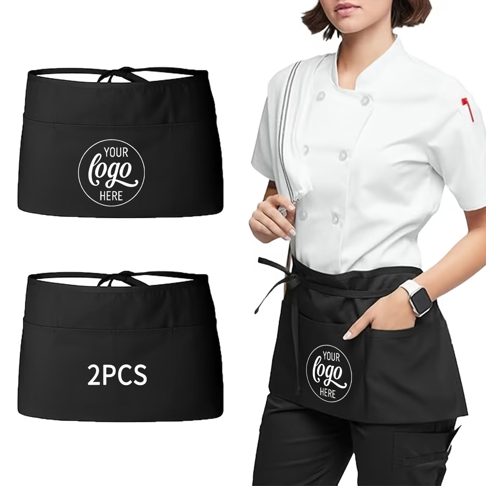 2-Pack Personalized Aprons, Cu - Kitchen Job recension och pris