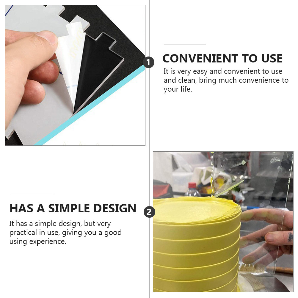 6Pcs Cake Scraper Kit Home Bak - Kitchen Accessories For Baking recension och pris