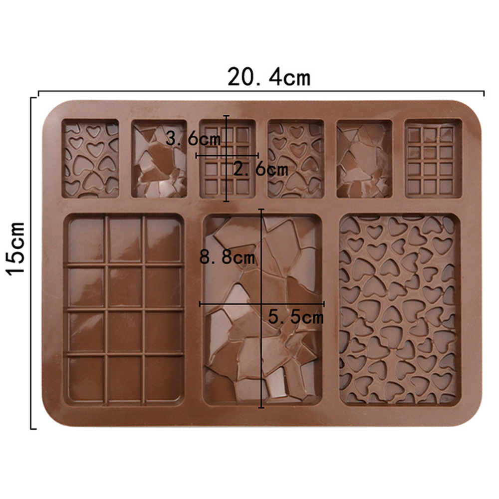 9-Cavity Chocolate Silicone Mo - Kitchen Baking Items recension och pris