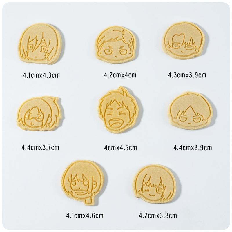 8Pcs Cute Attack on Titan Eren - Kitchen Baking Items recension och pris