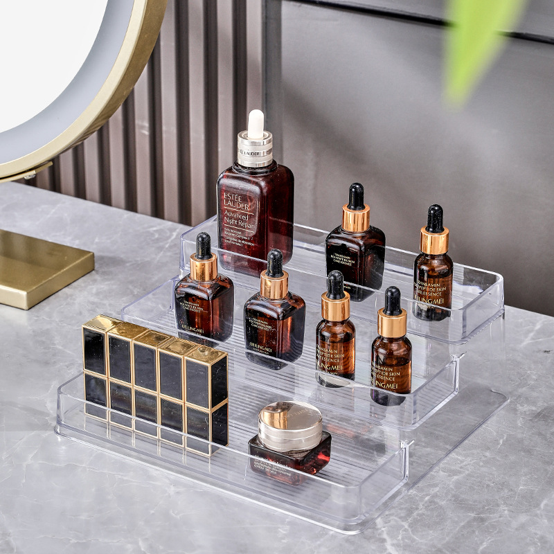 3 Tier Desktop Perfume Shelf A - Kitchen Baking Tray Storage recension och pris